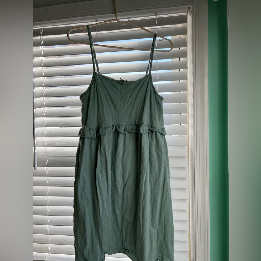 Sage Cotton Dress Size 10